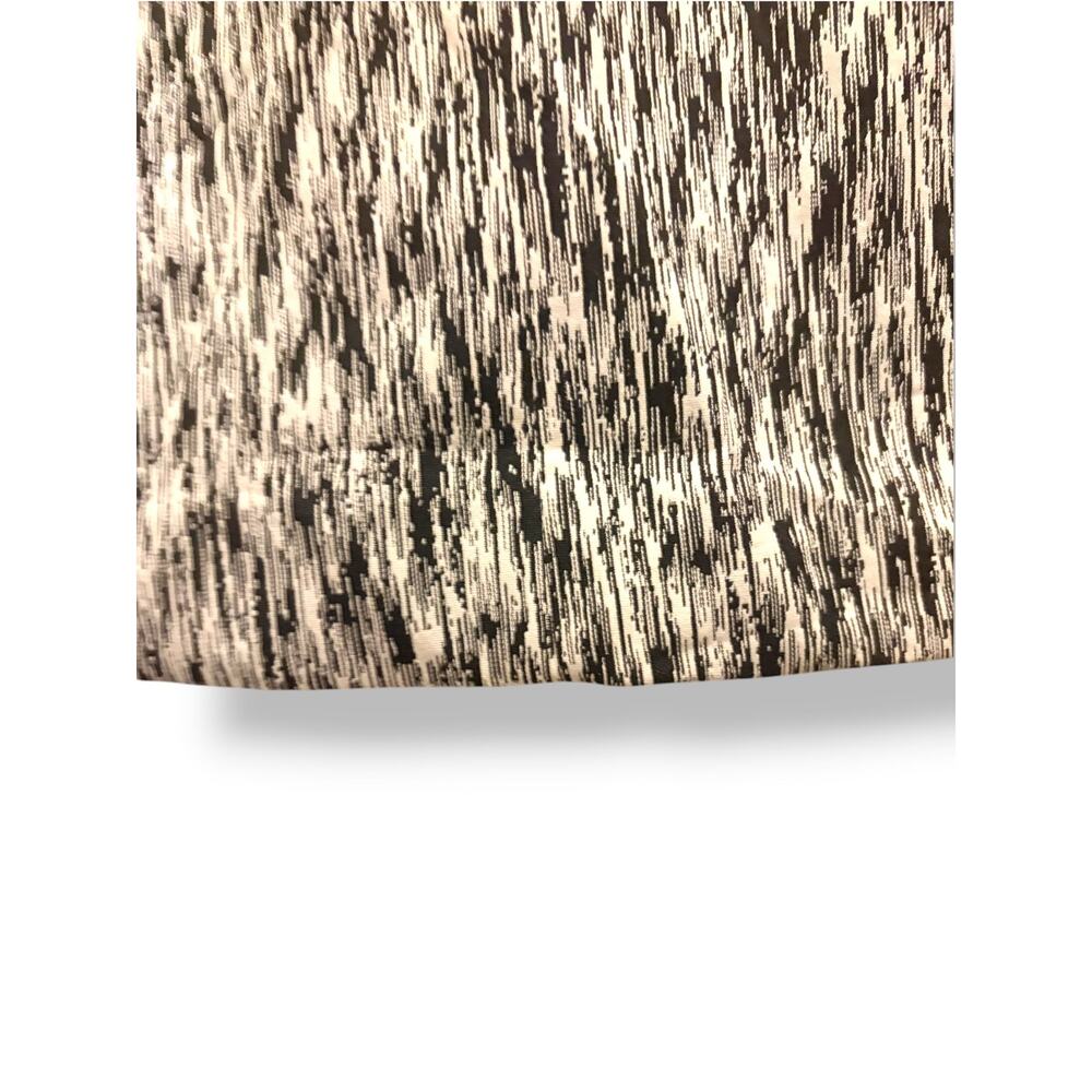 Banana Republic Black White Abstract Print Zip Sheath Dress Size 8 Cocktail Work - Picture 7 of 10